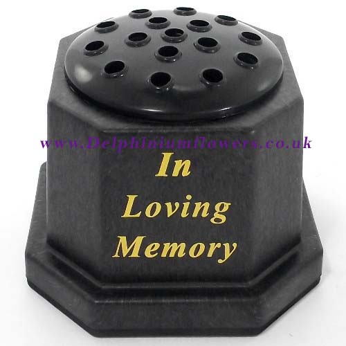Memorial Grave Vase - In Loving Memory - Click Image to Close